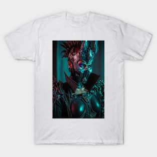 Post Apocalyptical Female in Armor T-Shirt